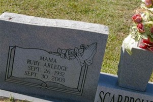 Ruby Arledge Scarbrough Ruby Arledge Scarbrough