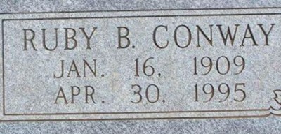Ruby B. Conway Ruby B. Conway