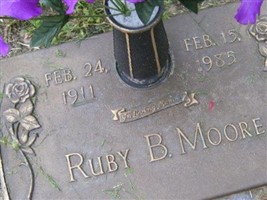Ruby B. Moore Ruby B. Moore