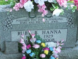 Ruby B. Scott Hanna Ruby B. Scott Hanna