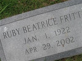 Ruby Beatrice Fritts Ruby Beatrice Fritts