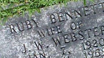 Ruby Bennett Webster Ruby Bennett Webster
