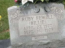 Ruby "Billie" Johnson Fewell