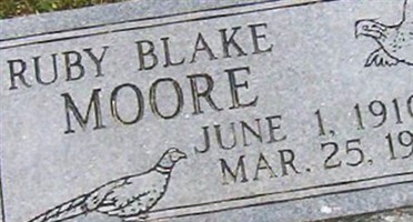 Ruby Blake Moore Ruby Blake Moore