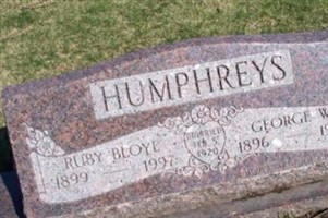 Ruby Bloye Humphreys Ruby Bloye Humphreys