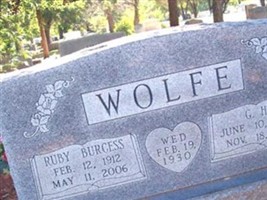 Ruby Burgess Wolfe Ruby Burgess Wolfe