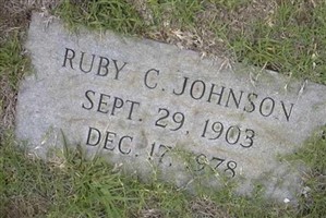 Ruby C Johnson Ruby C Johnson