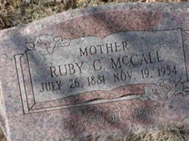 Ruby C. McCall Ruby C. McCall