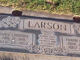 Ruby Cannon Larson
