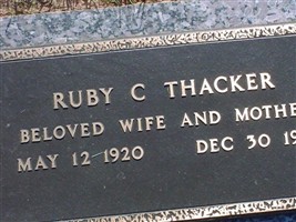 Ruby Cantrell Thacker Ruby Cantrell Thacker