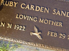 Ruby Carden Sanders Ruby Carden Sanders