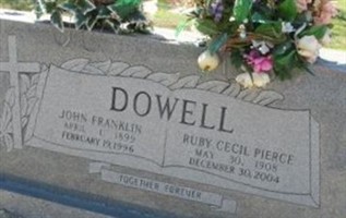Ruby Cecil Pierce Dowell Ruby Cecil Pierce Dowell