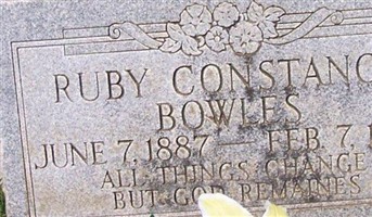 Ruby Constance Bowles Ruby Constance Bowles