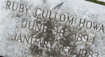 Ruby Cullom Howard Ruby Cullom Howard