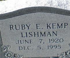 Ruby E. Kemp Lishman