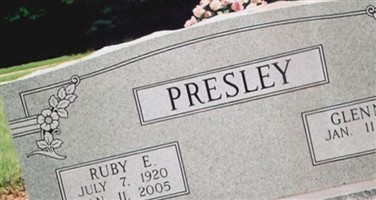 Ruby E. Presley Ruby E. Presley