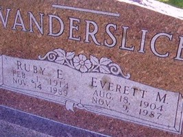 Ruby E Vanderslice Ruby E Vanderslice