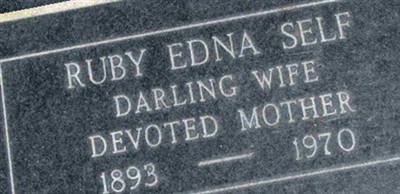 Ruby Edna Myrick Self Ruby Edna Myrick Self