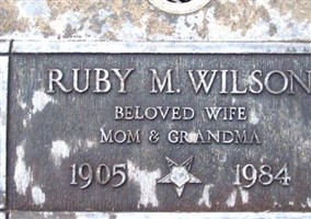 Ruby Elcock Wilson