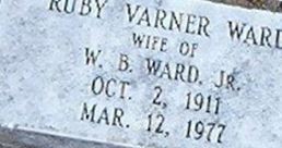 Ruby Eldora Varner Ward Ruby Eldora Varner Ward