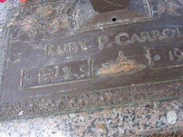 Ruby Elizabeth Parrish Carroll Ruby Elizabeth Parrish Carroll