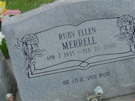 Ruby Ellen Merrell Ruby Ellen Merrell