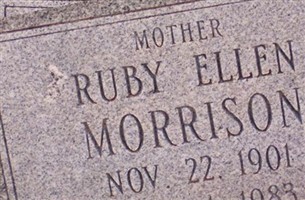 Ruby Ellen Morrison Ruby Ellen Morrison