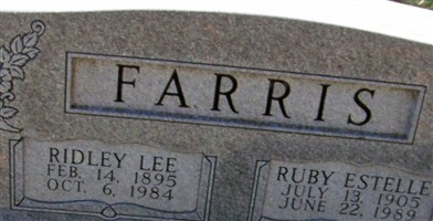 Ruby Estelle Farris Ruby Estelle Farris