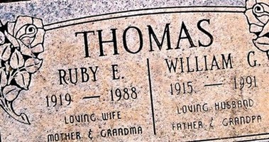 Ruby Eva Hulbert Thomas
