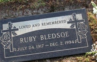 Ruby Evelyn Tankersley Bledsoe Ruby Evelyn Tankersley Bledsoe