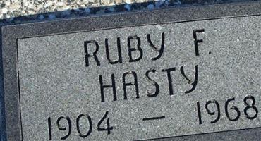 Ruby F. Hasty
