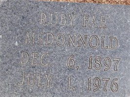 Ruby Fae Matthews McDonnold Ruby Fae Matthews McDonnold