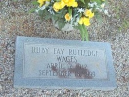Ruby Fay Rutledge Wages Ruby Fay Rutledge Wages