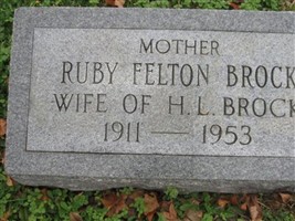 Ruby Felton Brock Ruby Felton Brock