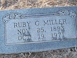 Ruby G Miller Ruby G Miller