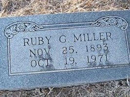 Ruby G Miller