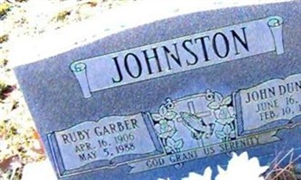 Ruby Garber Johnston