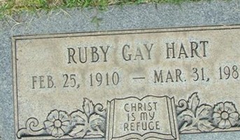 Ruby Gay Hays Hart Ruby Gay Hays Hart
