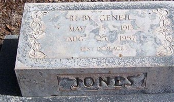 Ruby Geneil Young Jones Ruby Geneil Young Jones