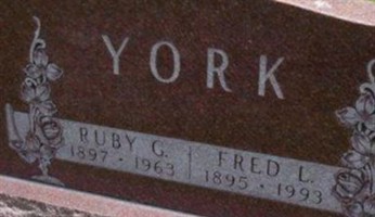 Ruby Gladys Myers York Ruby Gladys Myers York