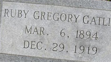 Ruby Gregory Gatliff Ruby Gregory Gatliff