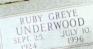 Ruby Greye Underwood Ruby Greye Underwood