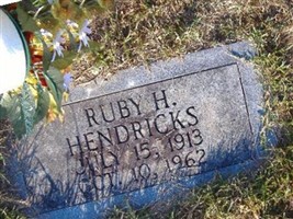 Ruby H. Hendricks Ruby H. Hendricks