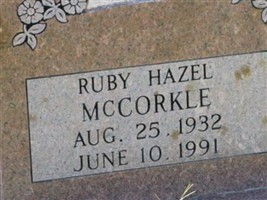 Ruby Hazel Welch McCorkle Ruby Hazel Welch McCorkle