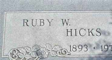 Ruby Hicks Ruby Hicks