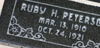 Ruby Hilda Peterson Ruby Hilda Peterson