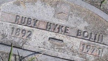 Ruby Hyke Bolin Ruby Hyke Bolin
