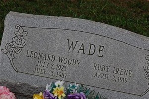Ruby Irene Wade Ruby Irene Wade