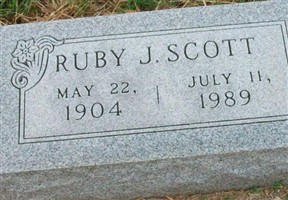 Ruby J. Scott Ruby J. Scott