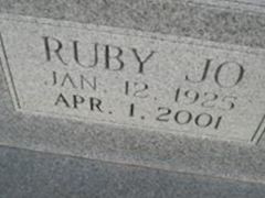 Ruby Jo Rayburn Parker Ruby Jo Rayburn Parker